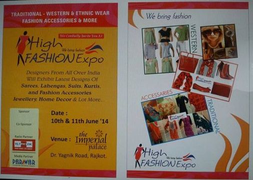 High Fashion Expo on 10th and 11th June 2014 at Hotel The Imperial Palace Rajkot