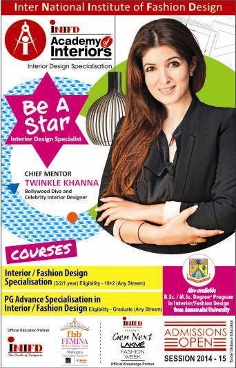 INIFD Academy of Interiors Offers Admission at Ahmedabad