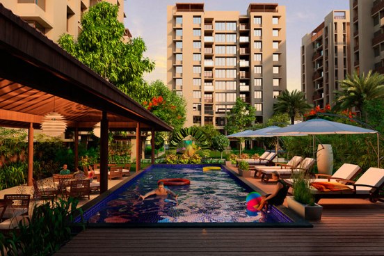 Satyamev Vista Ahmedabad by Tithi Developers 2 BHK and 3 BHK Luxurious Apartment at Gota Ahmedabad
