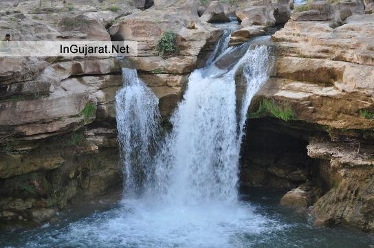 Jamvala waterfall Gir Gadhada in Junagadh Gujarat