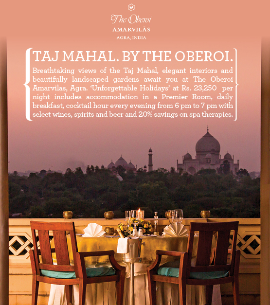 Oberoi Monsoon Packages 2014 - Enjoy Independence Day Weekend at The Oberoi Amarvilas AGRA India