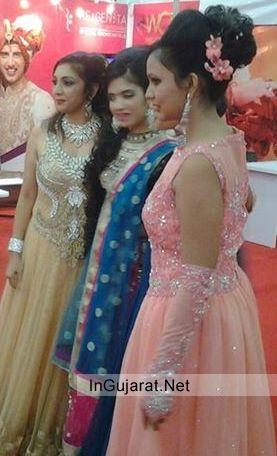 Maa Krupa Bridal Jewellery Worn by Model at Vibrant Vivah Ahemdabad Exhibition 2014