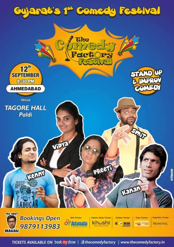The Comedy Factory Festival 2014 in Ahmedabad at Tagore Hall Paldi