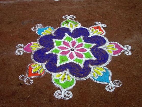 Diwali Rangoli 2014 Images - Photos - Pictures Gujarat