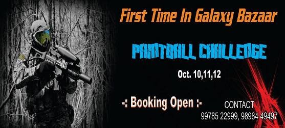 Galaxy Bazaar Genesis 2014 Rajkot Game Zone Paintball Challenge on October