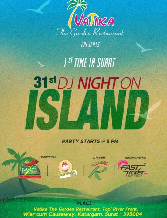 31st DJ Night on Island Party 2015 in Surat
