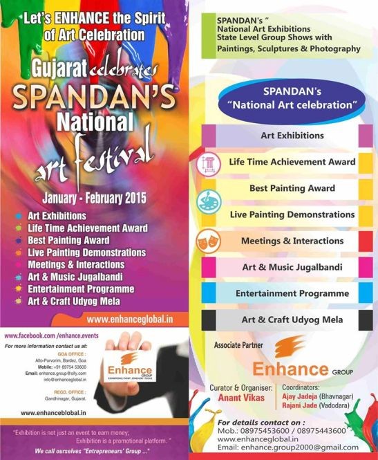 Gujarat Celebrates SPANDAN's National Art Festival 2015