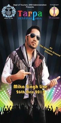 Mika Singh Live In Concert at Tarpa Festival 2014 at Stadium Ground in Silvassa.jpg