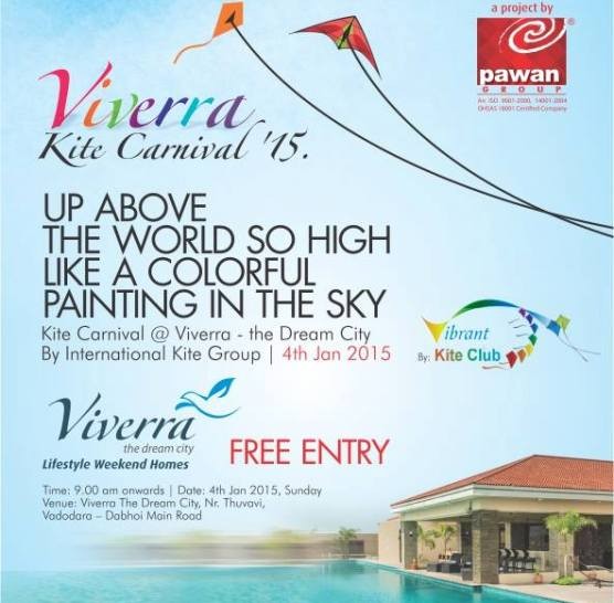 Viverra Kite Carnival 2015 in Vadodara by Pawan Group