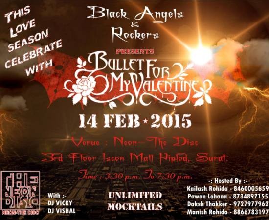 Bullet For My Valentine Day Party 2015