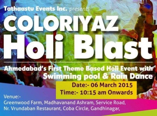 Coloriyaz Holi Blast 2015 Gandhinagar