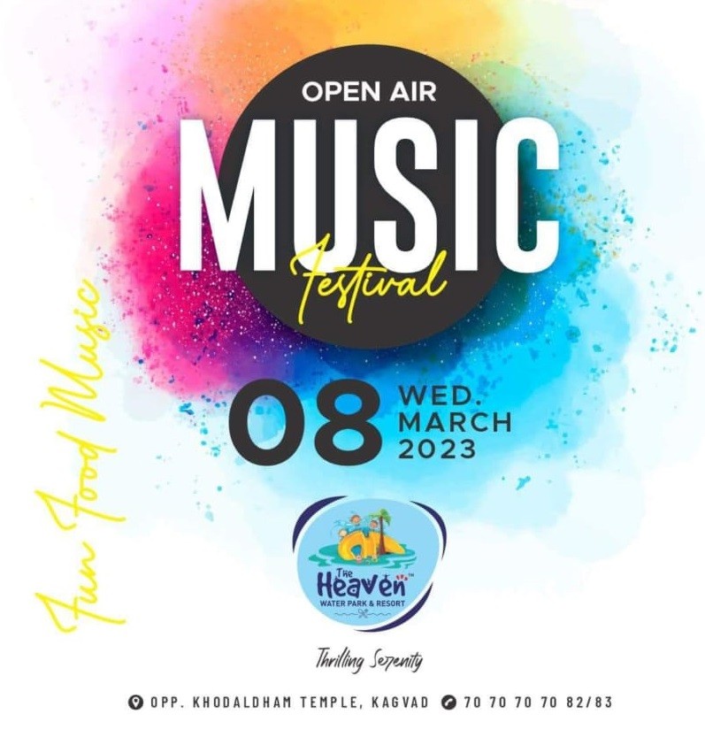 Open Air Music Festival Holi Party - Big Holi Event by The Heaven Water Park